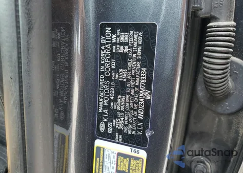 2021 Kia Soul Lx из США, поврежденный, VIN KNDJ23AU9M7783334